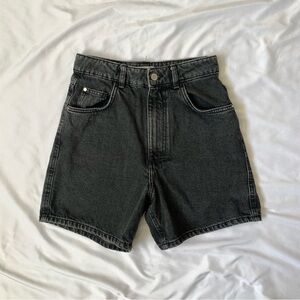 Zara Denim Mom Short